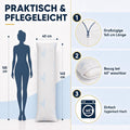 Memory Foam Seitenschläferkissen 40×145, Höhenverstellbar