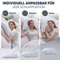 Memory Foam Kopfkissen 80 x 80 cm